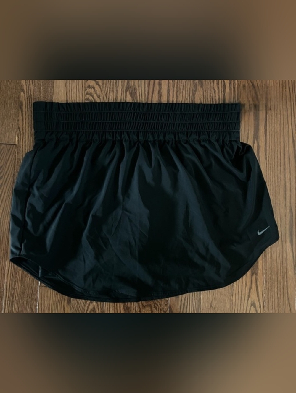 Nike Black Skorts with Gray Reflective Swoosh